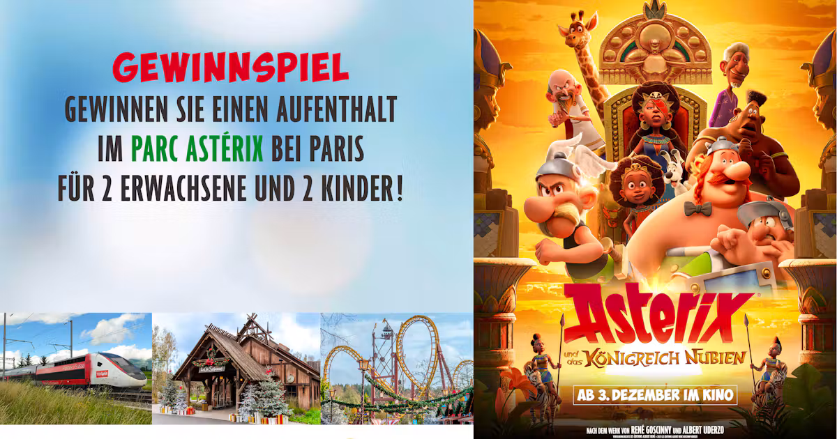 Familienaufenthalt im Parc Astérix